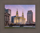 Philadelphia Temple - Evening View by Scott Jarvie