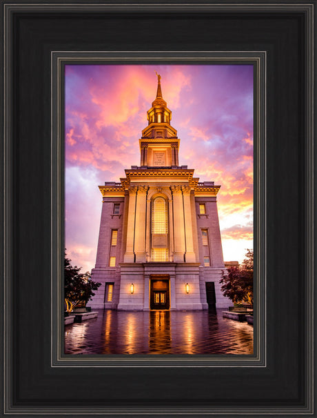 Philadephia Temple - - Sunset by Scott Jarvie