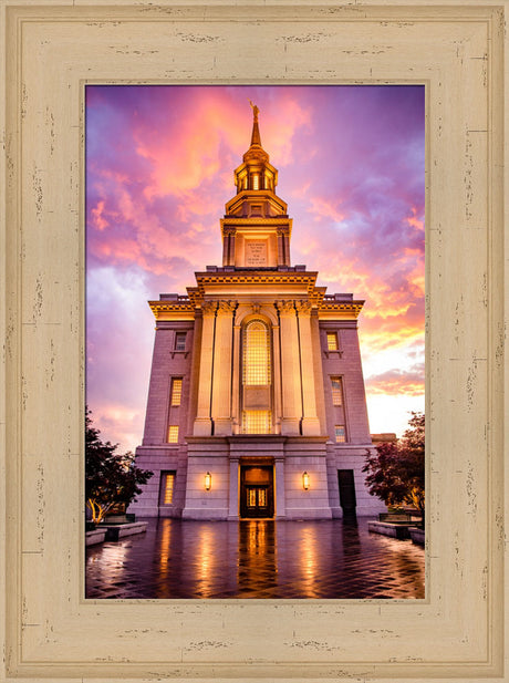 Philadephia Temple - - Sunset by Scott Jarvie