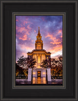 Philadephia Temple - Sunset Gates by Scott Jarvie