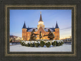 Provo City Center Temple - Statue in the Snow by Scott Jarvie