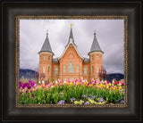 Provo City Center Temple - Springtime Tulips by Scott Jarvie