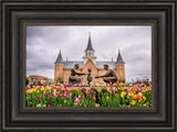 Provo City Center Temple - Springtime Family by Scott Jarvie