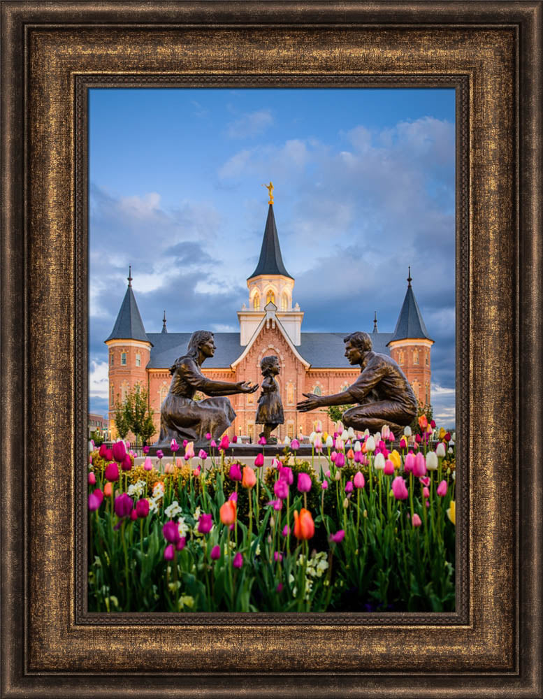 Provo City Center Temple - Family Time by Scott Jarvie