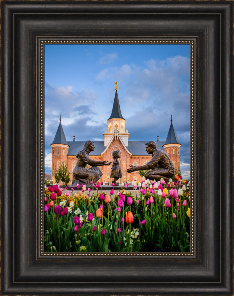 Provo City Center Temple - Family Time by Scott Jarvie