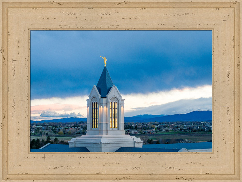 Fort Collins Temple - Spire by Scott Jarvie