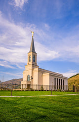 Star Valley Temple - Sunshine Glow by Scott Jarvie