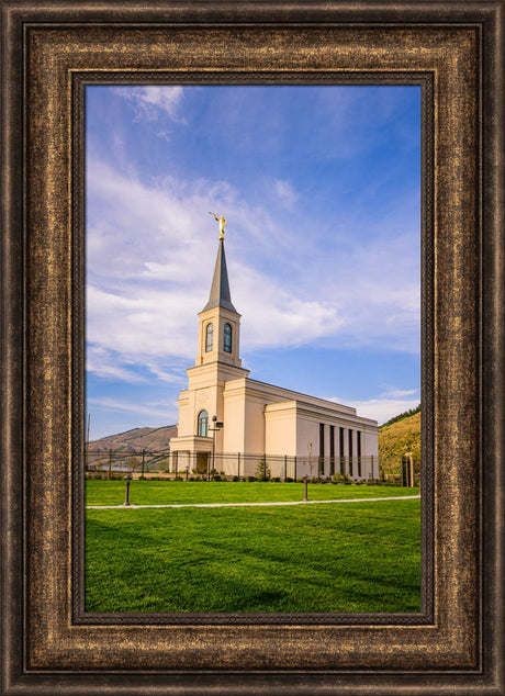 Star Valley Temple - Sunshine Glow by Scott Jarvie