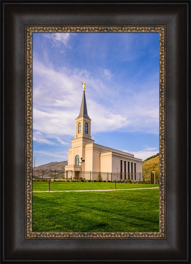 Star Valley Temple - Sunshine Glow by Scott Jarvie