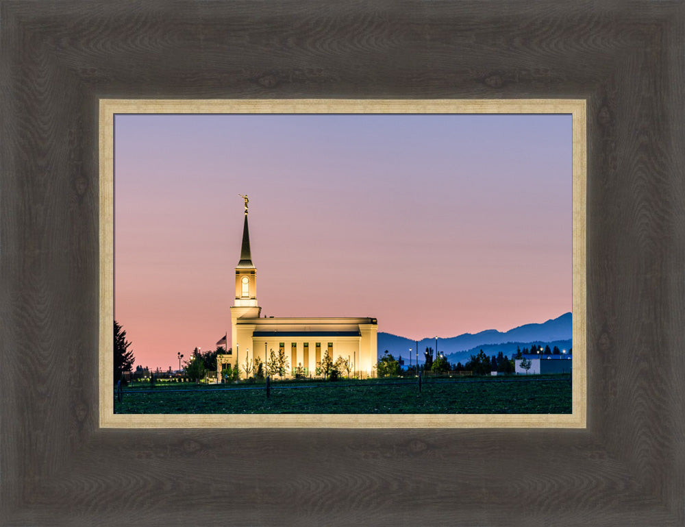 Star Valley Temple - Summer Dusk by Scott Jarvie