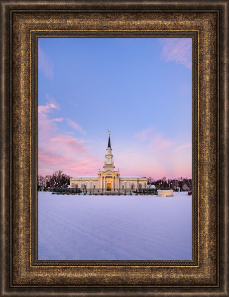 Hartford Temple - Morning Skies by Scott Jarvie