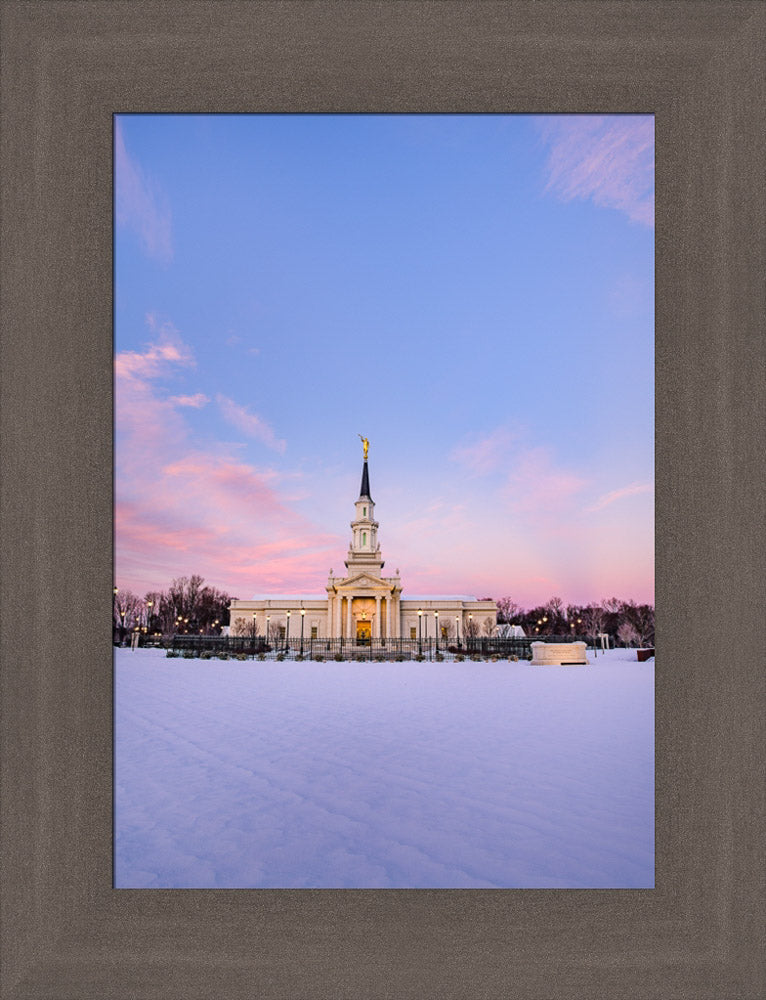 Hartford Temple - Morning Skies by Scott Jarvie