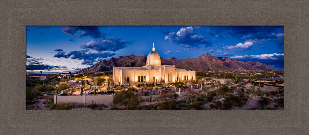 Tucson Temple - Evening Panorama by Scott Jarvie
