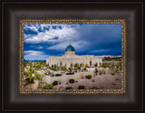 Tucson Temple - Stormy Sky by Scott Jarvie