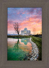 Meridian Temple - Sunset Reflection by Scott Jarvie