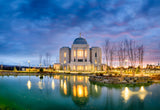 Meridian Temple - Blue Reflection by Scott Jarvie