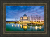 Meridian Temple - Blue Reflection by Scott Jarvie