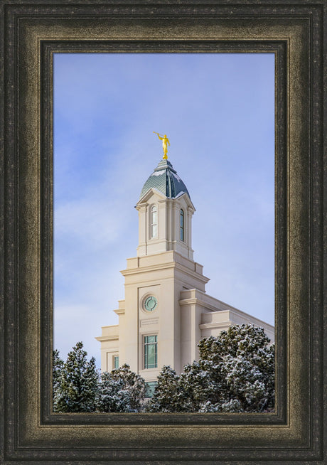 Cedar City Temple - Reaching up by Scott Jarvie