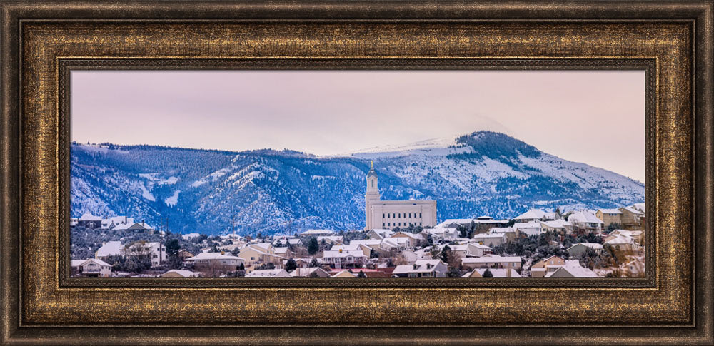 Cedar City Temple - On top of the city by Scott Jarvie