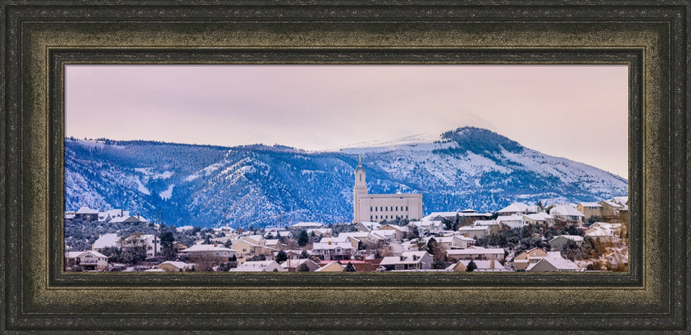 Cedar City Temple - On top of the city by Scott Jarvie