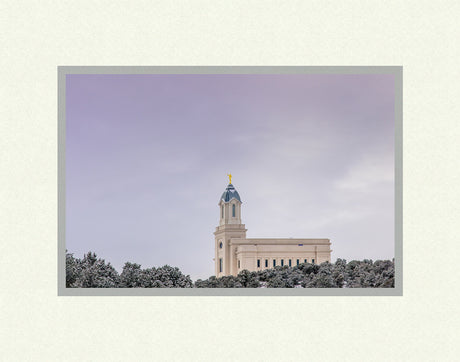 Cedar City Temple - Above the Snow by Scott Jarvie