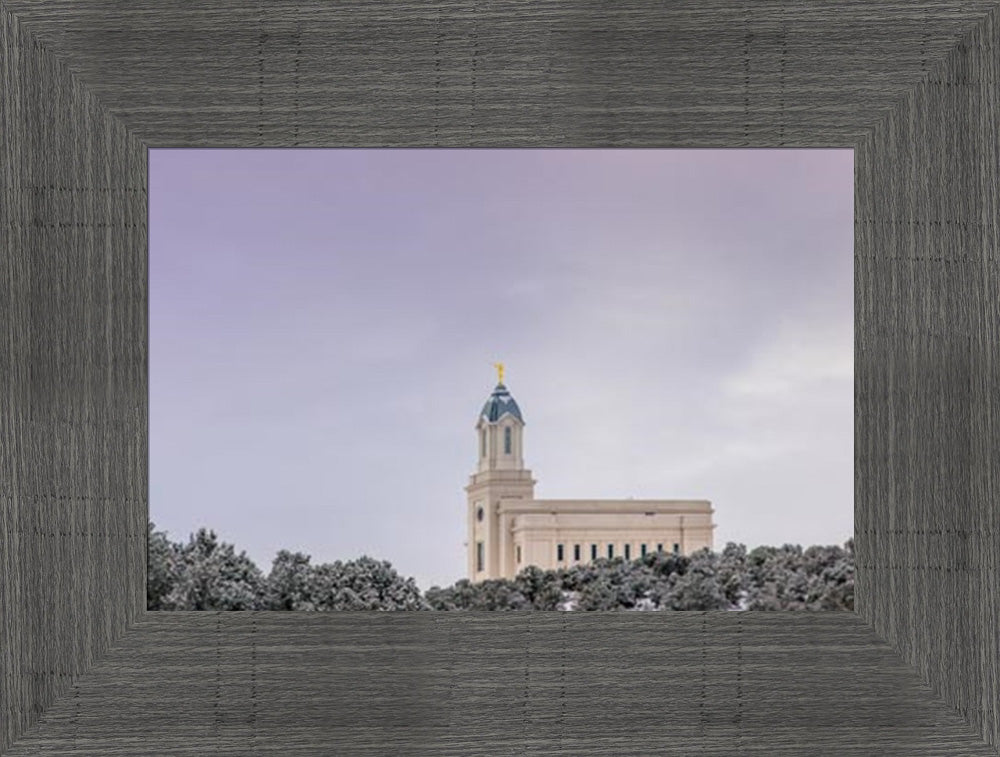 Cedar City Temple - Above the Snow by Scott Jarvie