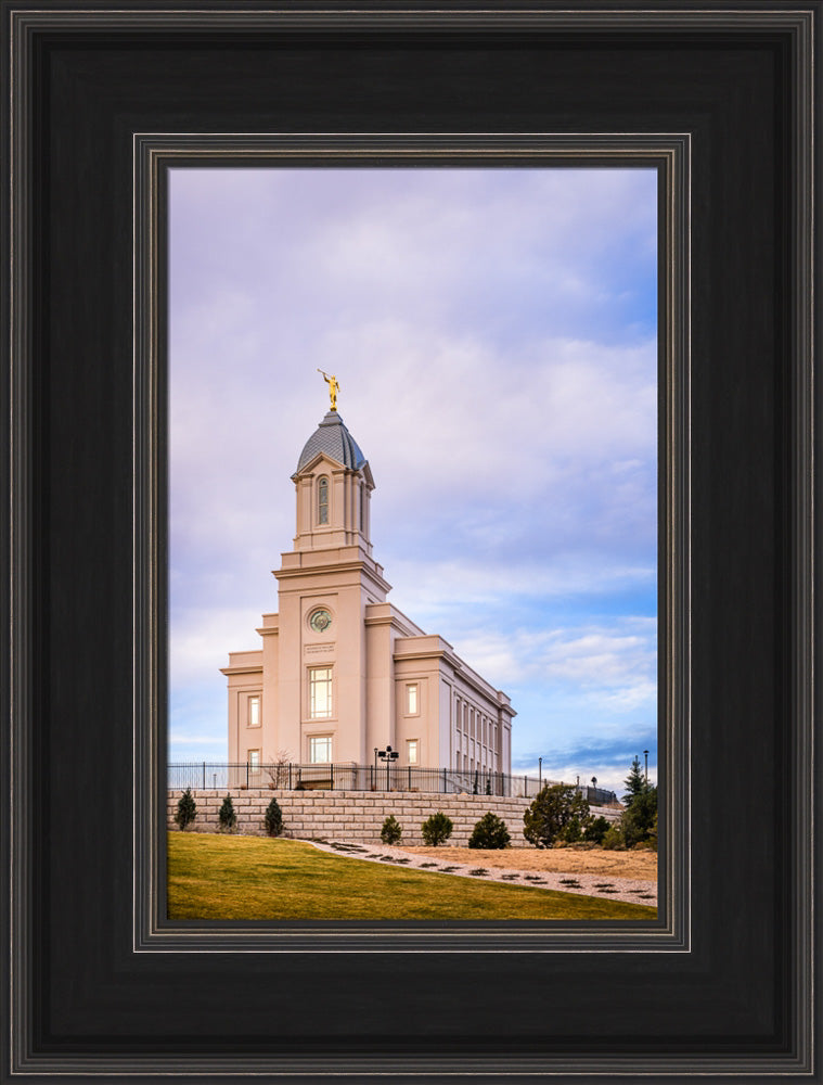 Cedar City Temple - From the Front by Scott Jarvie