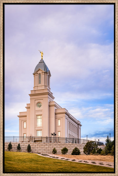 Cedar City Temple - From the Front by Scott Jarvie