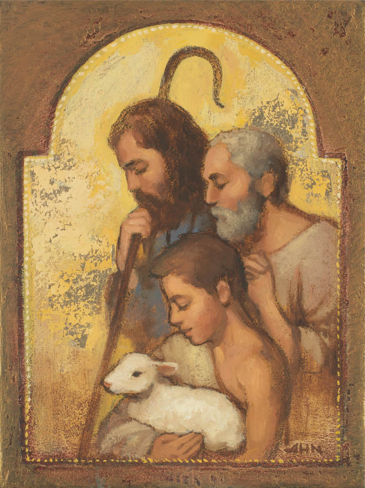 Worshipping Shepherds by Annie Henrie Nader